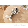 Jouet à mâcher doux pour chien en peluche Squeaky Stuffed